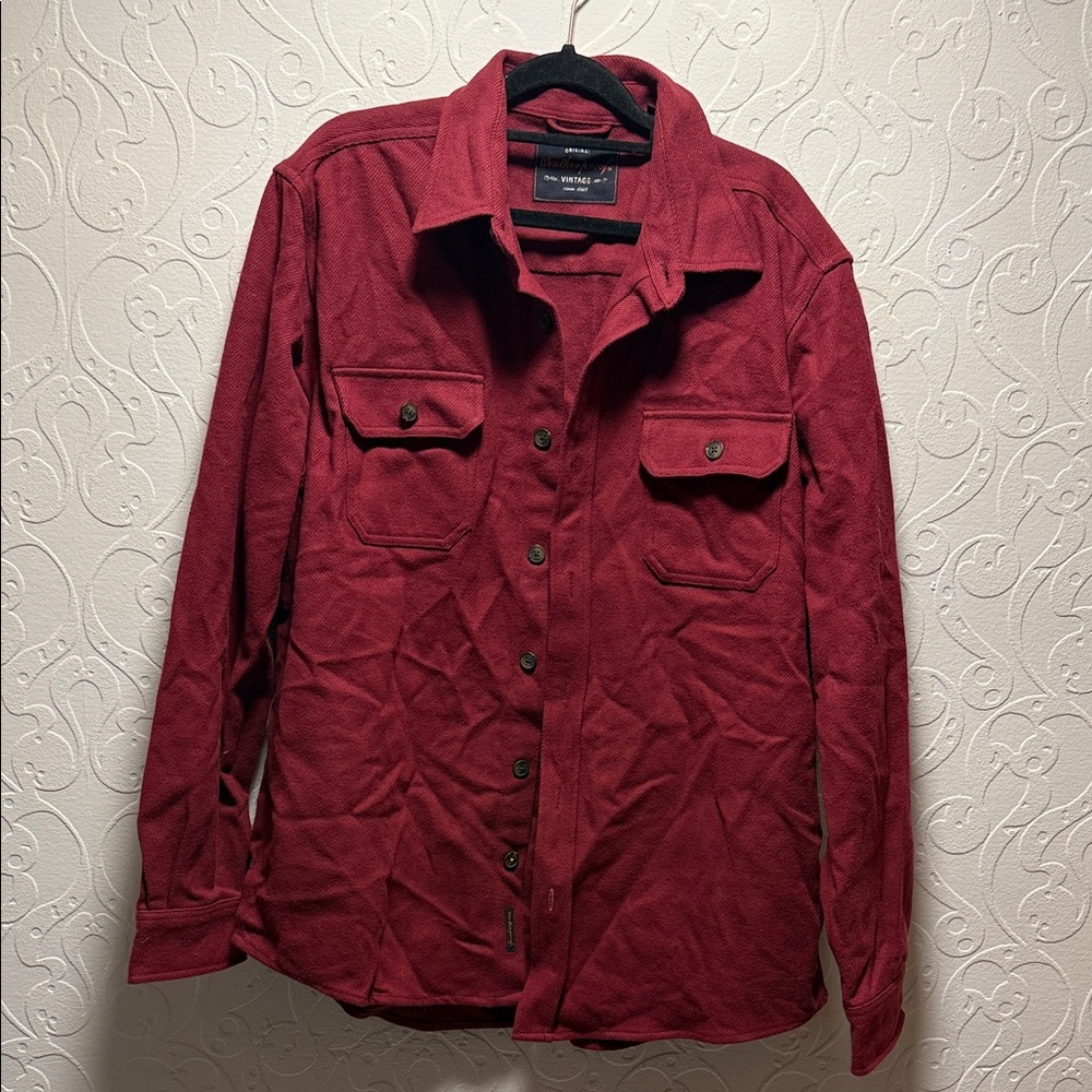 Weatherproof Men's Deep Red Shirt Jacket